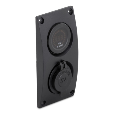 Foto van USB Charger w/ Voltmeter and Graph Display