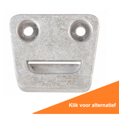 Foto van Anode, Zinc, Transom Plate