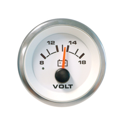 Foto van Voltmeter, White Premier Pro 2", 8-18 VDC