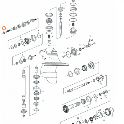 O-ring SX-A, DP-SA, DP-SB, FWD, XDP Foto van O-ring SX-A, DP-SA, DP-SB, FWD, XDP