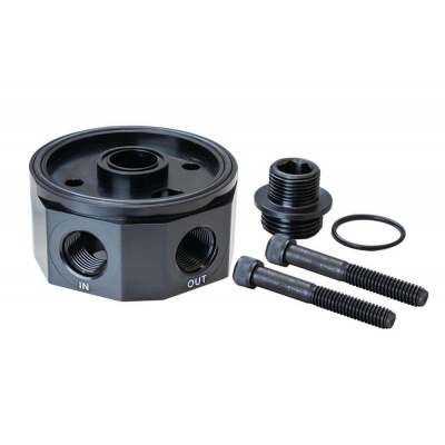 Foto van Oliefilteradapter voor oliekoeler - aluminium