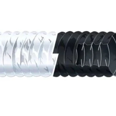 Foto van 4" Blk. Vinylvent Blower Hose 50'/15,2m