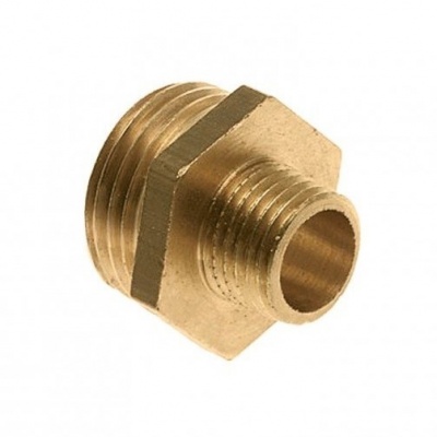 Foto van Verloopnippel 3/8"x1/8" - Messing