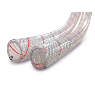 Foto van 3/8" Clr Reinf PVC w/Red Tracer 25' Polypac