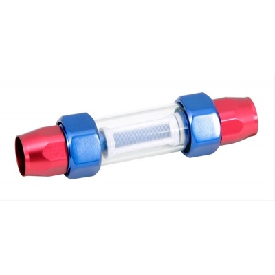 Foto van Brandstoffilter 3/8 in/uit - transparant