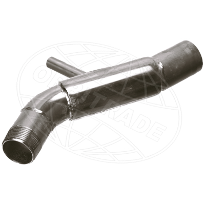 Foto van Stainless steel exhaust bend MD1-3, 6, 7, 11, 17