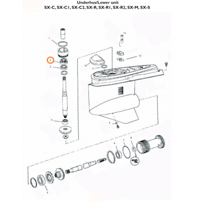 Roller bearing SX, XDP, DPS, FWD Foto van Roller bearing SX, XDP, DPS, FWD
