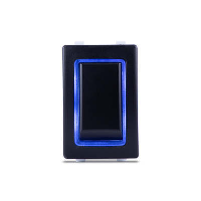 Rocker Switch, Halo DPST, Blue Halo Foto van Rocker Switch, Halo DPST, Blue Halo
