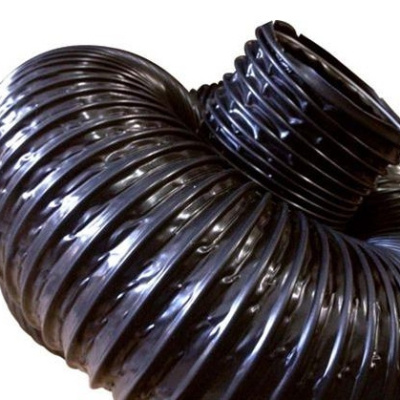 Foto van 3" Blk. Xtra Hvy Duty Vinylvent 50'/15,2m