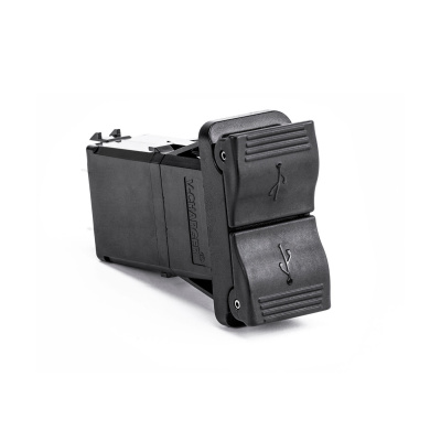 Foto van Dual Port USB 2.0 Charger, Curved Door