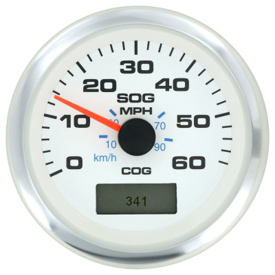 Foto van Speedo GPS, White Premier Pro 60 Mph