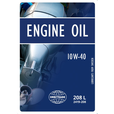Engine oil semi synthetic 10W-40 208L Foto van Engine oil semi synthetic 10W-40 208L