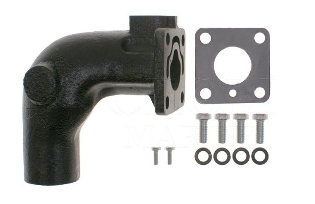 Exhaust elbow Volvo Penta AQ60F AQ90 AQ95 AQ9