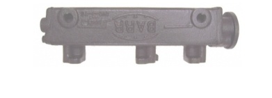 End discharge port manifold Buick V6 engine End discharge port manifold Buick V6 engine