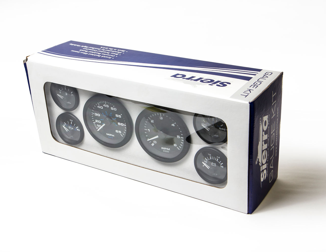 6 Gauge Set, Black Premier Pro