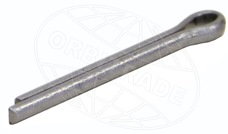 Cotter pin folding propeller nut