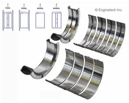 Hoofdlagerset Ford V8 020 77-97 Hoofdlagerset Ford V8 020 77-97