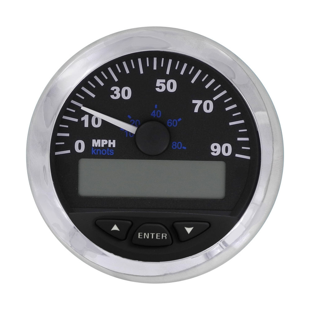 Speedometer With LCD, 90 Mph