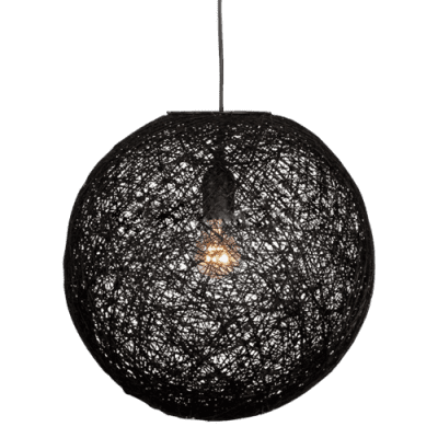 Hanglamp Abaca doorsnede in cm 35 zwart 31535002 Hanglamp Abaca doorsnede in cm 35 zwart 31535002