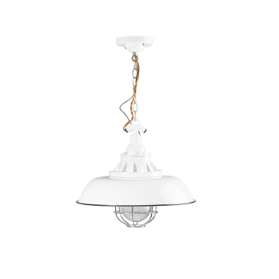 Consenza emaille hanglamp 05-HL4228-31 wit Consenza emaille hanglamp 05-HL4228-31 wit