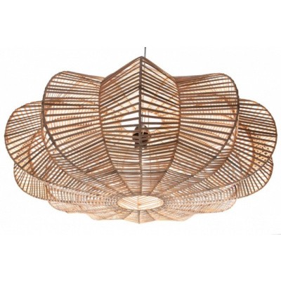 Rotan hanglamp Hauwert 80cm naturel 510098 Rotan hanglamp Hauwert 80cm naturel 510098