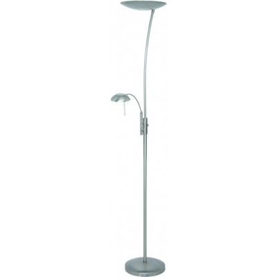 Freelight Double Staal Vloerlamp,Uplighter,Leeslamp S4337S Freelight Double Staal Vloerlamp,Uplighter,Leeslamp S4337S