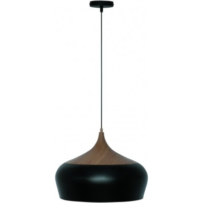 Freelight Quericia Zwart,Hout Hanglamp 35cm H3310Z Freelight Quericia Zwart,Hout Hanglamp 35cm H3310Z