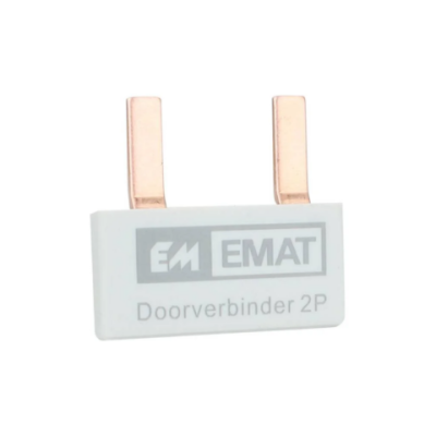 Foto van Doorverbinder 2-voudig grijs