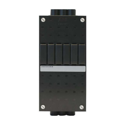 Foto van ABB Installatiekast Leeg 70 mm Sleuf 1-rij 6 modules 110x220