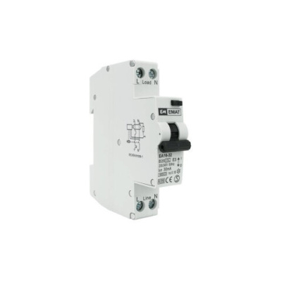 Foto van Aardlekautomaat 1-polig+nul 25A B-kar 30mA