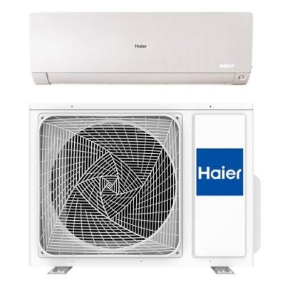 Foto van Airco Haier Flexis Plus binnen + buitenunit 5,0 kW R32 mat wit