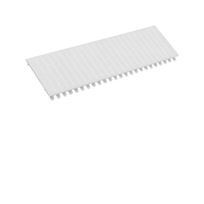 Foto van Hager Afdekstrook 12 modules 219x54 mm - wit