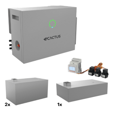 Foto van Thuisbatterij 10.0 kWh Ecactus met 5KW hybride omvormer