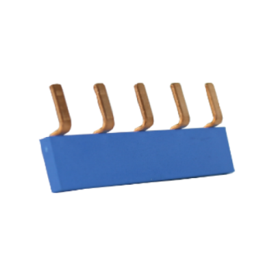 Foto van Doorverbinder 5-voudig blauw