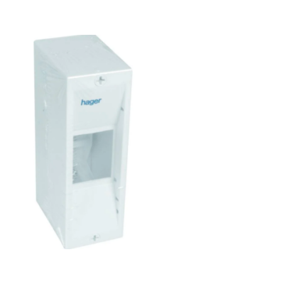 Foto van Hager Miniverdeler Leeg 1-rij 2 modules 55x160 mm