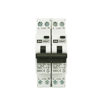 Foto van Fornuisgroep Aardlekautomaat 2P+2N 16A B-kar 30mA