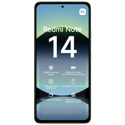 Xiaomi Redmi Note 14 8GB/256GB Groen
